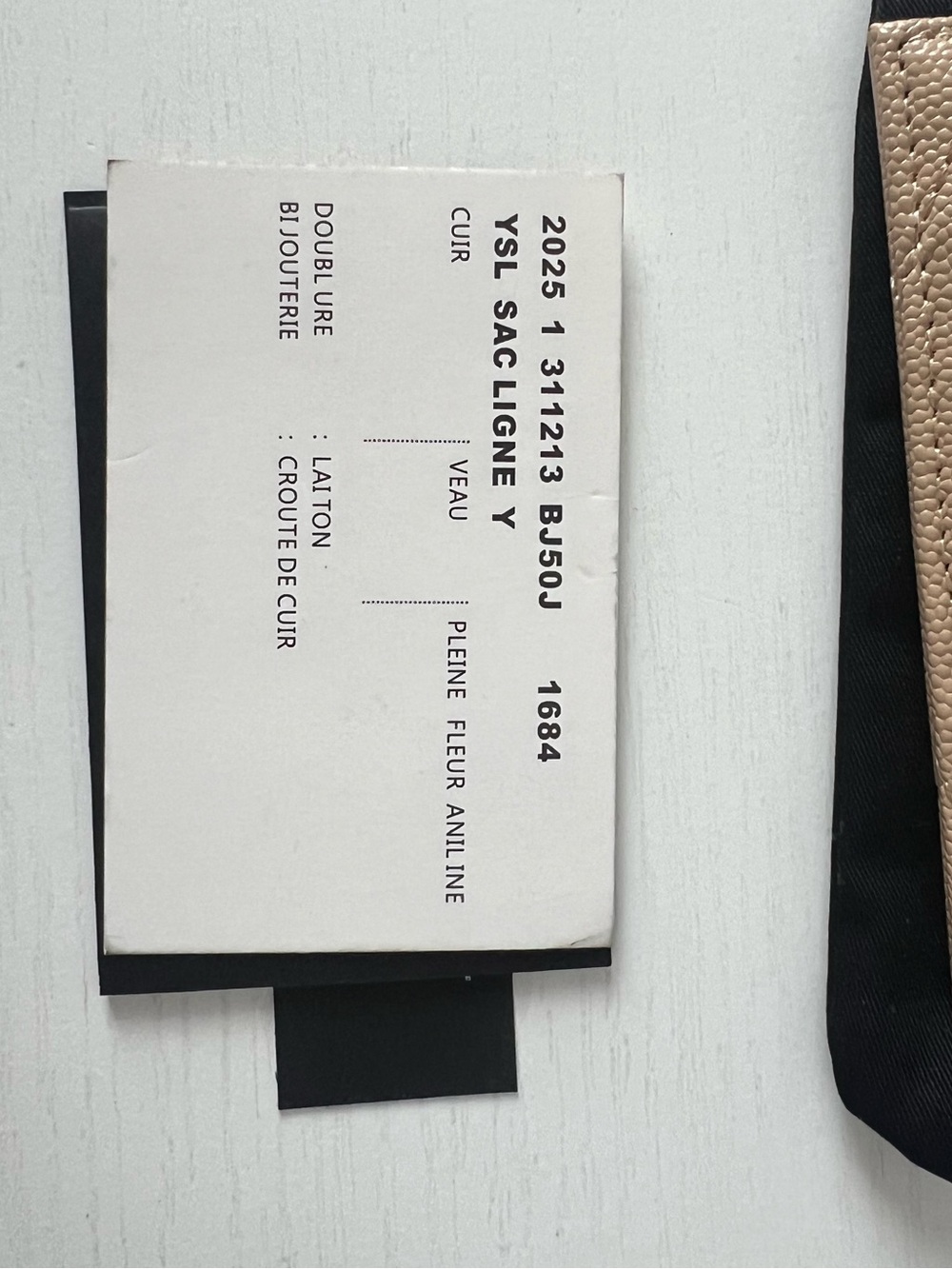Saint Laurent Beige Leather YSL Logo Card Case - Picture 11 of 11